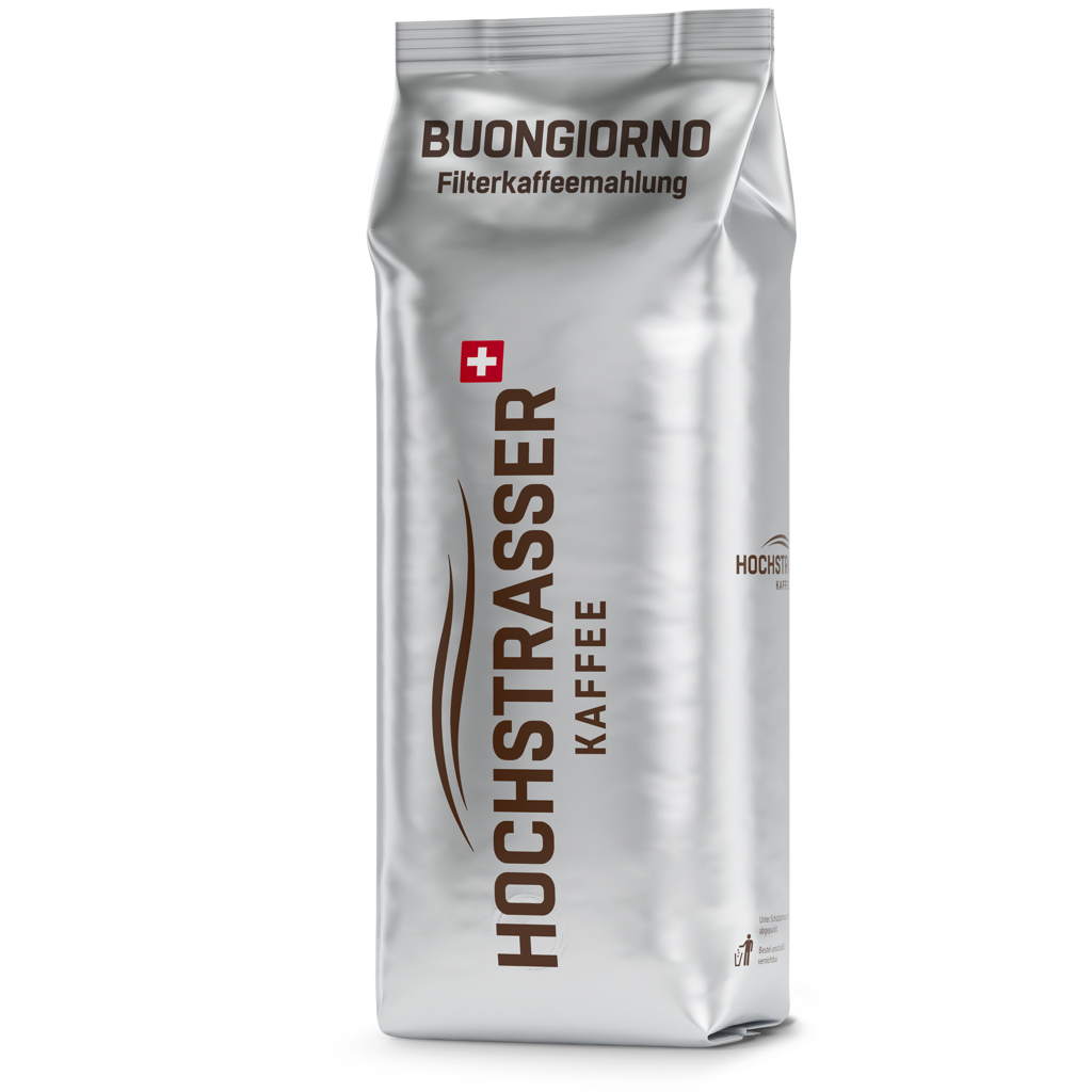 Frühstückskaffee gemahlen Buongiorno Filtermahlung_1
