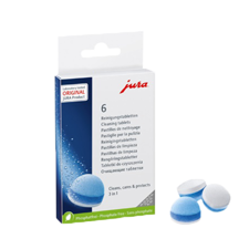 JURA 3-Phasen-Reinigungstabletten - 6er-Blister    