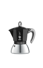 Bialetti New Moka Induktion 4 Tassen Schwarz