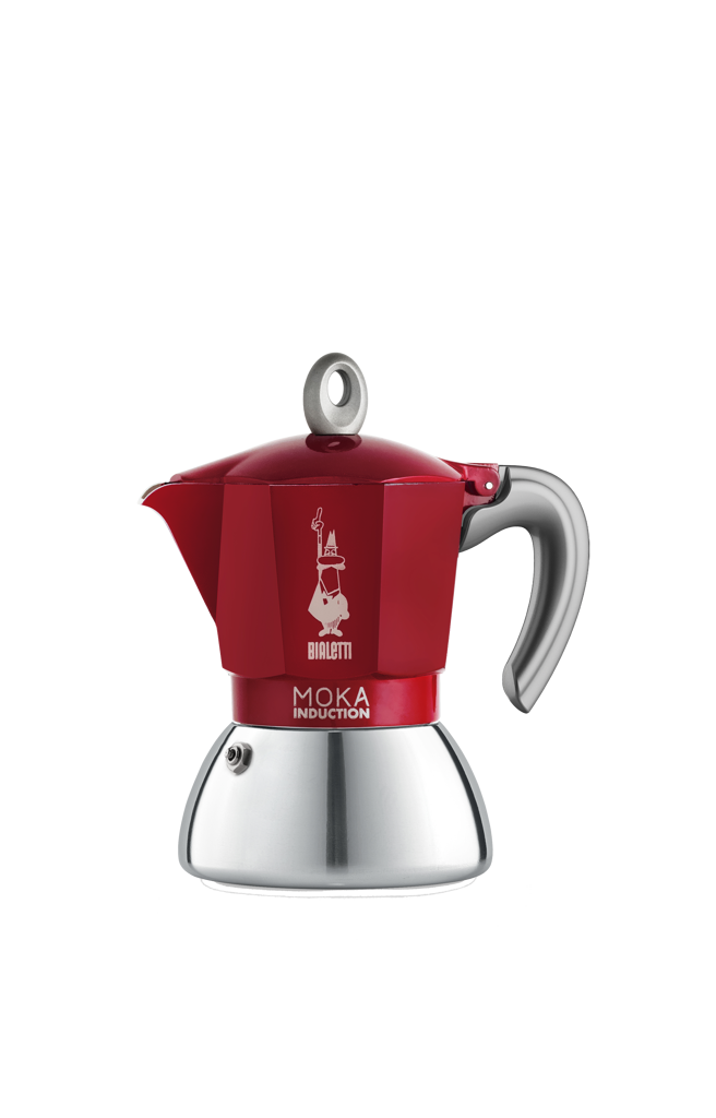 Bialetti New Moka Induktion 4 Tassen Rot_1