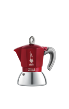 Bialetti New Moka Induktion 2 Tassen Rot