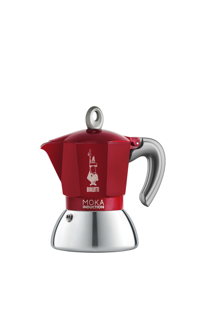 Bialetti New Moka Induktion 2 Tassen Rot_1