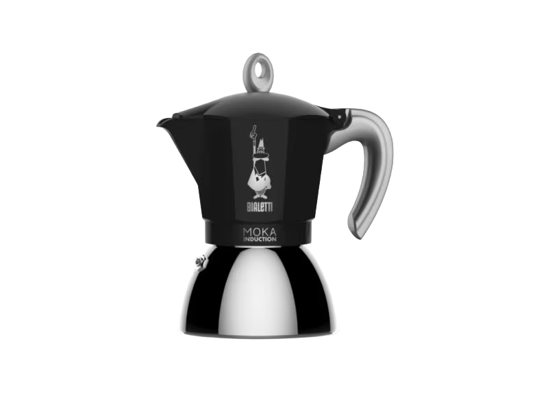 Bialetti New Moka Induktion für 6 Tassen Schwarz_1